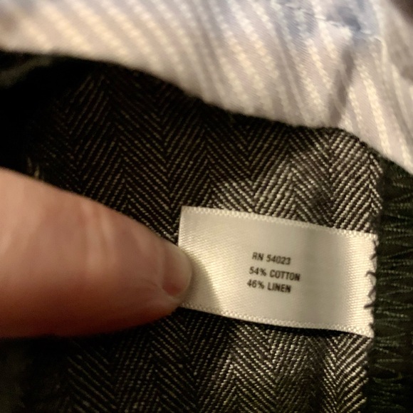 GAP Women's Gray Trousers with Pinstripe- Size 10 - Picture 12 of 13